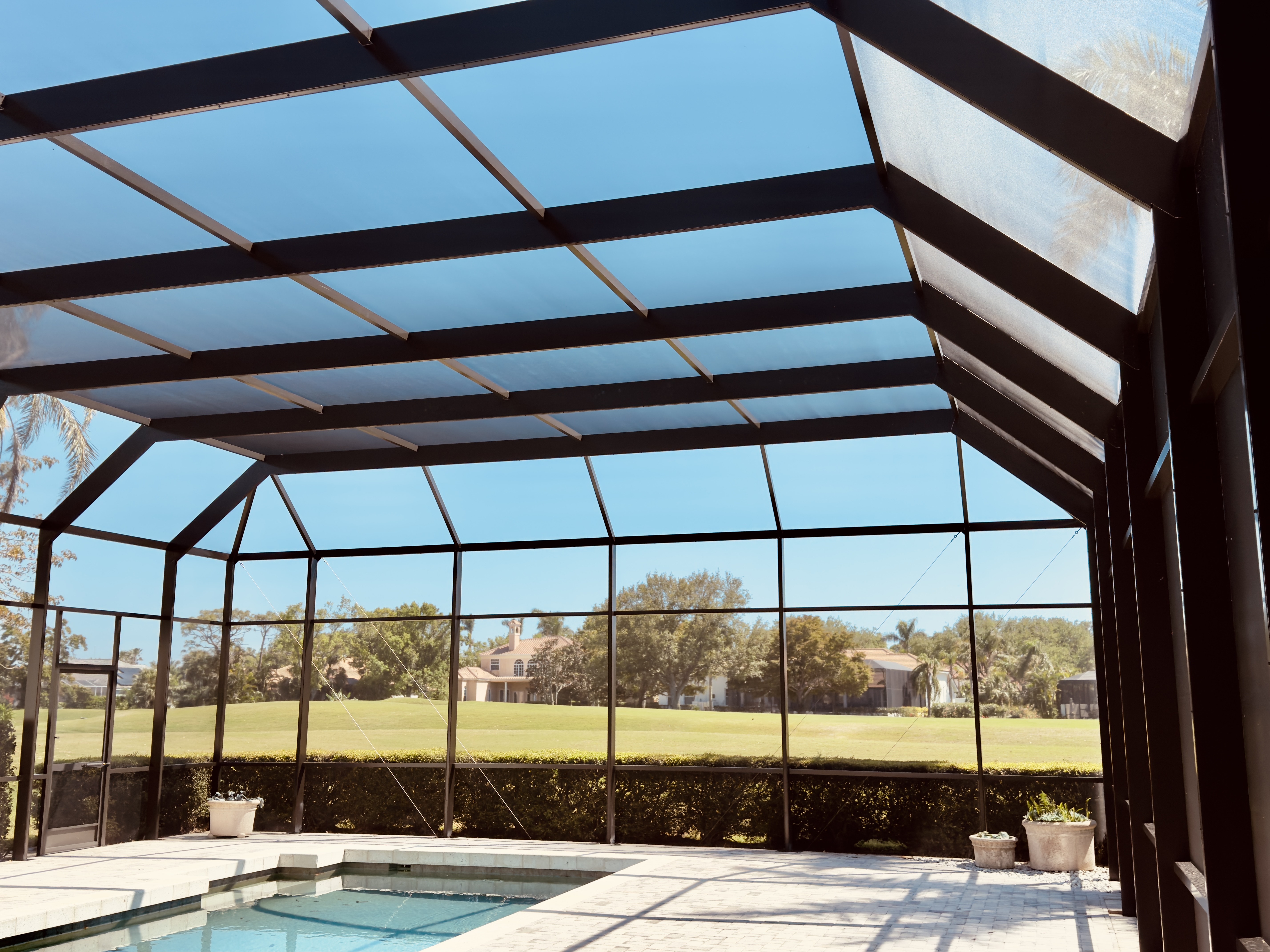 Quality pool cage construction